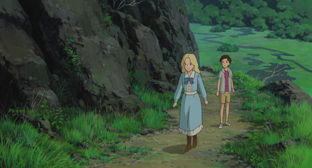 Studio Ghibli Postcard When Marnie Was There Marnie and Anna in